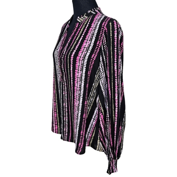 Anthropologie Maeve Peasant Blouse Collette Balloon Sleeve V-Neck Size Small - Picture 6 of 16